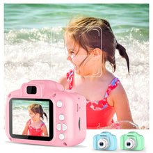 Load image into Gallery viewer, 2 Inch HD Screen Chargable Digital Mini Camera Kids Cartoon Cute Camera Toys Outdoor Photography Props for Child Birthday Gift