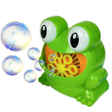 Load image into Gallery viewer, Automatic Bubble Machine Cute Cartoon Animal Crab Bubble Frog Hippo Blower Maker Kids Funny Interactive Summer Bath Outdoor Toys