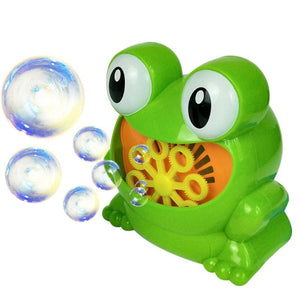 Automatic Bubble Machine Cute Cartoon Animal Crab Bubble Frog Hippo Blower Maker Kids Funny Interactive Summer Bath Outdoor Toys