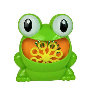 Automatic Bubble Machine Cute Cartoon Animal Crab Bubble Frog Hippo Blower Maker Kids Funny Interactive Summer Bath Outdoor Toys