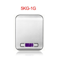 Load image into Gallery viewer, High Precision Electronic Kitchen Scales 5kg/1g LCD Digital Food Scale Stainless Steel Weight Scale Measuring Tools