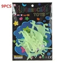 Load image into Gallery viewer, 100PCS/Lot 3cm Luminous Star Stickers Bedroom Sofa Fluorescent Painting Toy PVC Stickers Glow in the Dark Toys for Kids