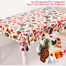 Load image into Gallery viewer, Table Runner Christmas Decoration For Home Navidad 2019 Christmas Decor Noel New Year 2020 Xmas deco Merry Christmas Kitchen Set