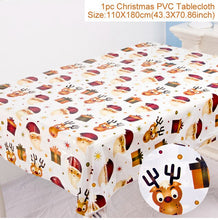 Load image into Gallery viewer, Table Runner Christmas Decoration For Home Navidad 2019 Christmas Decor Noel New Year 2020 Xmas deco Merry Christmas Kitchen Set