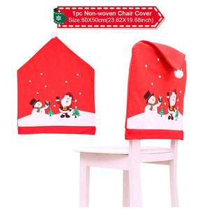 Merry Christmas Decorations For Home Cristmas Gift Christmas Ornaments Santa Claus Christmas Kitchen Decoration New Year 2020