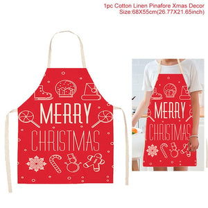 Merry Christmas Decorations For Home Cristmas Gift Christmas Ornaments Santa Claus Christmas Kitchen Decoration New Year 2020