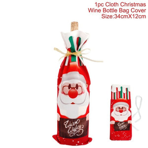 Merry Christmas Decorations For Home Cristmas Gift Christmas Ornaments Santa Claus Christmas Kitchen Decoration New Year 2020