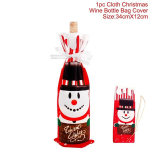 Merry Christmas Decorations For Home Cristmas Gift Christmas Ornaments Santa Claus Christmas Kitchen Decoration New Year 2020