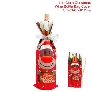 Merry Christmas Decorations For Home Cristmas Gift Christmas Ornaments Santa Claus Christmas Kitchen Decoration New Year 2020