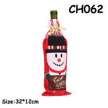 Load image into Gallery viewer, 2020 1PC New Christmas Decor For Home Xmas Wine Bottle Bag Cover Santa Claus Deer Bottle Clothes Kitchen Decoration New Year