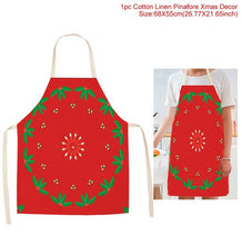 Load image into Gallery viewer, Christmas Apron Kitchen Merry Christmas Decorations For Home 2019 Christmas Ornaments Cristmas Decor Xmas Navidad New Year 2020