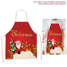 Load image into Gallery viewer, Christmas Apron Kitchen Merry Christmas Decorations For Home 2019 Christmas Ornaments Cristmas Decor Xmas Navidad New Year 2020