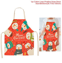 Load image into Gallery viewer, Christmas Apron Kitchen Merry Christmas Decorations For Home 2019 Christmas Ornaments Cristmas Decor Xmas Navidad New Year 2020