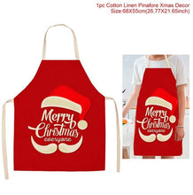 Load image into Gallery viewer, Christmas Apron Kitchen Merry Christmas Decorations For Home 2019 Christmas Ornaments Cristmas Decor Xmas Navidad New Year 2020