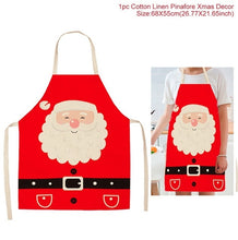 Load image into Gallery viewer, Christmas Apron Kitchen Merry Christmas Decorations For Home 2019 Christmas Ornaments Cristmas Decor Xmas Navidad New Year 2020