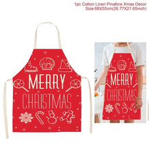 Load image into Gallery viewer, Christmas Apron Kitchen Merry Christmas Decorations For Home 2019 Christmas Ornaments Cristmas Decor Xmas Navidad New Year 2020