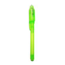 Load image into Gallery viewer, Big Head Luminous Light Invisible Ink Pen 2 in 1 UV Light Check Money Kids Drawing Secret Learning Educational Magic Pens