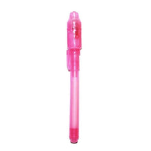 Load image into Gallery viewer, Big Head Luminous Light Invisible Ink Pen 2 in 1 UV Light Check Money Kids Drawing Secret Learning Educational Magic Pens