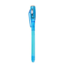 Load image into Gallery viewer, Big Head Luminous Light Invisible Ink Pen 2 in 1 UV Light Check Money Kids Drawing Secret Learning Educational Magic Pens