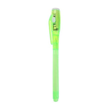 Load image into Gallery viewer, Big Head Luminous Light Invisible Ink Pen 2 in 1 UV Light Check Money Kids Drawing Secret Learning Educational Magic Pens