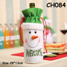 Load image into Gallery viewer, 2020 1PC New Christmas Decor For Home Xmas Wine Bottle Bag Cover Santa Claus Deer Bottle Clothes Kitchen Decoration New Year