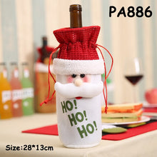 Load image into Gallery viewer, 2020 1PC New Christmas Decor For Home Xmas Wine Bottle Bag Cover Santa Claus Deer Bottle Clothes Kitchen Decoration New Year