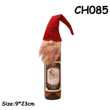 Load image into Gallery viewer, 2020 1PC New Christmas Decor For Home Xmas Wine Bottle Bag Cover Santa Claus Deer Bottle Clothes Kitchen Decoration New Year