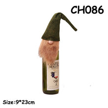 Load image into Gallery viewer, 2020 1PC New Christmas Decor For Home Xmas Wine Bottle Bag Cover Santa Claus Deer Bottle Clothes Kitchen Decoration New Year