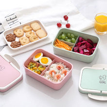 Load image into Gallery viewer, 1000ml Healthy Material Lunch Box Wheat Straw Bento Box Portable Eco-friendly Microwave Dinnerware Food Storage Container