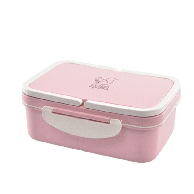 1000ml Healthy Material Lunch Box Wheat Straw Bento Box Portable Eco-friendly Microwave Dinnerware Food Storage Container