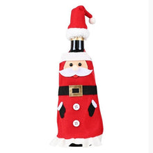 Load image into Gallery viewer, 2020 Christmas Wine Bottle Decor Set Santa Claus Snowman Bottle Cover Clothes Kitchen Decoration For New Year Xmas Dinner Party