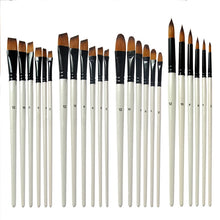 Load image into Gallery viewer, Artist Pen Brushes Eco-friendly  Pearl White Watercolor Pen Acrylic Oil Watercolour Painting Nylon Hair Model Paint 6 Pcs